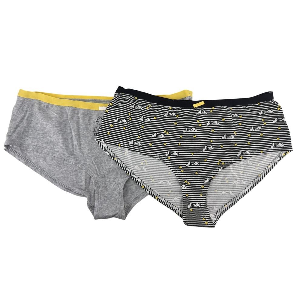 Marks & Spencer Peanuts Snoopy Set of 2 Hipster Panty Womens 14